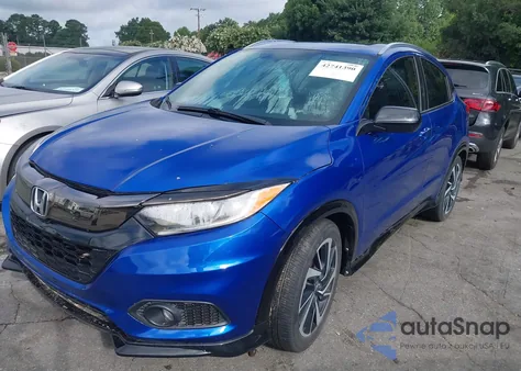 2019 Honda Hr-V Sport из США, поврежденный, VIN 3CZRU5H18KG701674